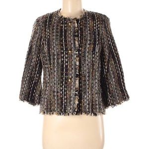 Cabi tweed cropped blazer